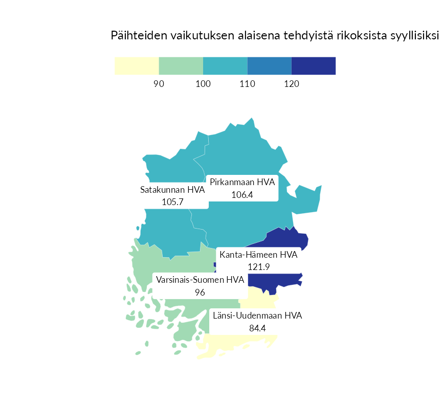 Karttoja ja aikasarjakuvioita huono-osaisuuden eri osoittimista