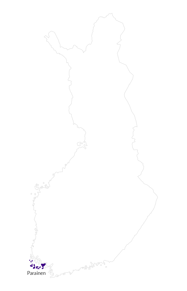 Alueen sijainti Suomen kartalla